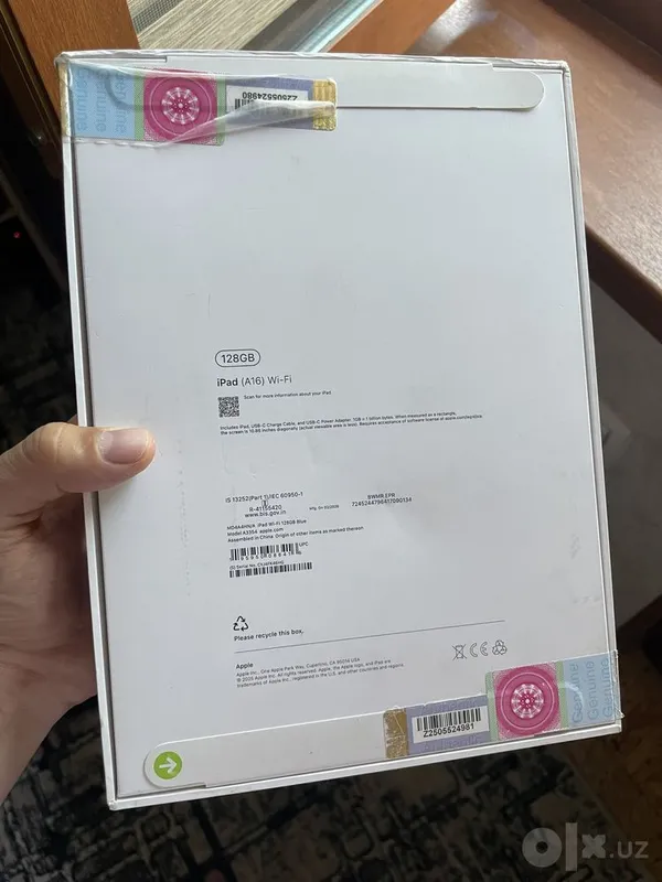 iPad 11 A16 128 WiFi Yangi Karobka 2 iPad 11 A16 128 WiFi Yangi Karobka 2
