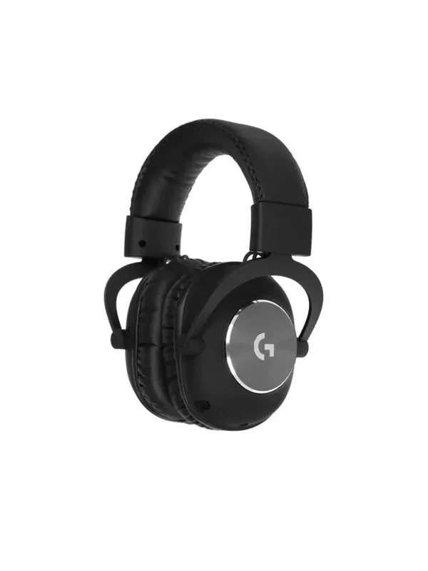 Игровые проводные наушники LOGITECH G PRO X Wired Gaming Headset Blue Mic с чехлом — Black — фото 3