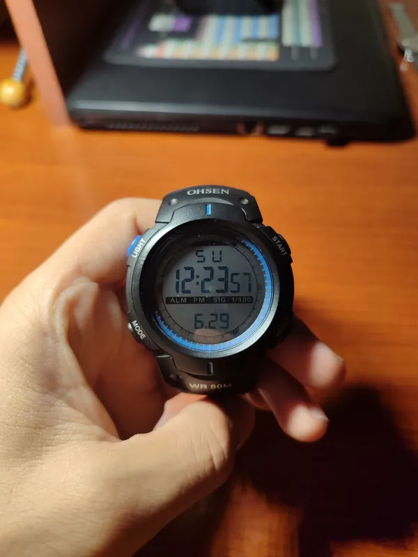 Электронные спортивные часы OHSEN WR50M