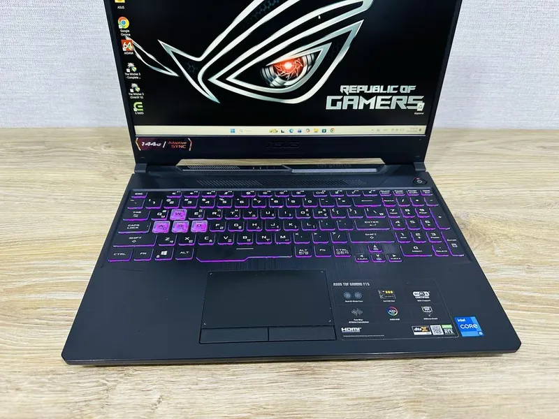 ASUS TUF Core i5-11Gen+RTX3050 Фулл вариант, Топ игровой ноутбук — фото 3