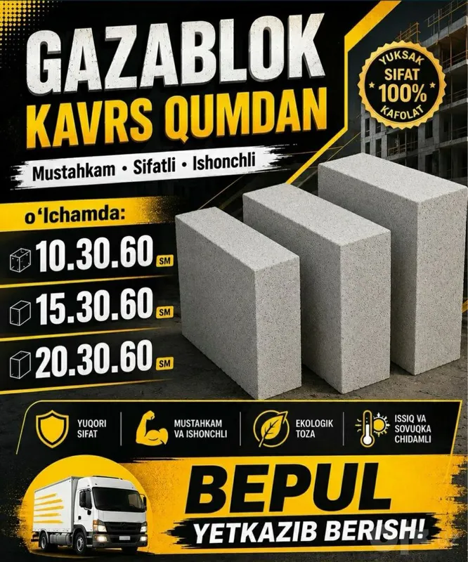 Gazablok alo darajada 1 Gazablok alo darajada 1