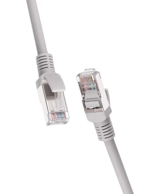 Сетевой кабель 2E CAT 6 FTP, 5 м, экранированный RJ-45, высокая скорость 10 Гбит/с, LSZH, серый 4