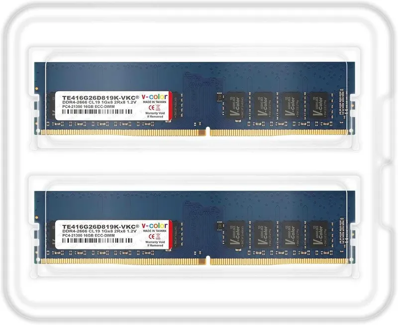 V-Color DDR4 32GB (2 x 16GB) 2666MHz (PC4-21300) (только для серверов) — фото 1