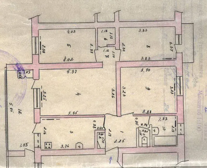 4 xonali kvartira, 105 m2, Mirzo Ulug'bek 2