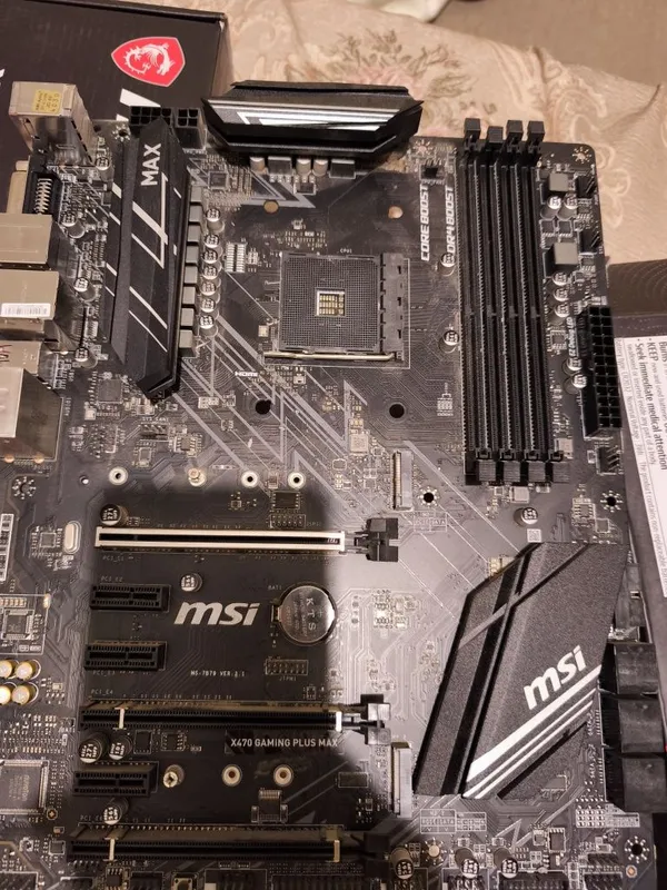 Материнская плата MSI x470 gaming plus max 2 Материнская плата MSI x470 gaming plus max 2