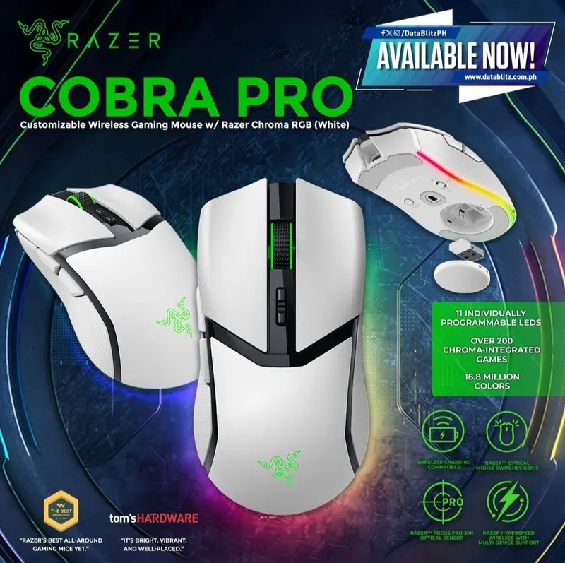 Razer cobra pro wireless Беспроводная мышка/мышь