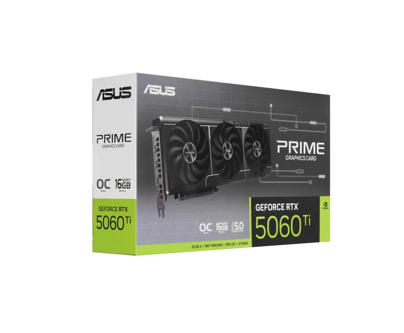 - Видеокарта ASUS Prime GeForce RTX 5060 Ti OC 16GB GDDR7 4 - Видеокарта ASUS Prime GeForce RTX 5060 Ti OC 16GB GDDR7 4