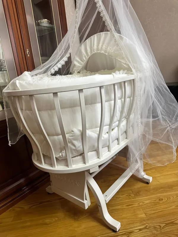 Детская качающаяся колыбель-люлька Babyhope — фото 1