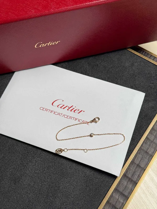 NEW Браслет с бриллиантом Cartier d’Amour Mini Model r/g