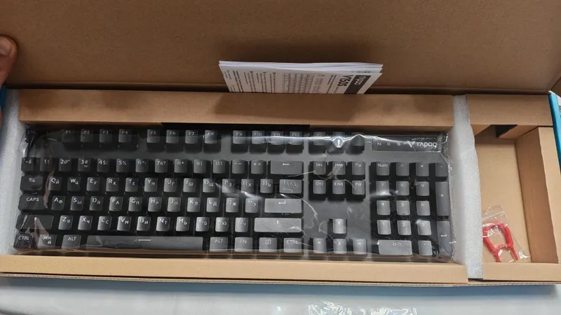 Механическая клавиатура механик gaming rapoo v500 pro — фото 2