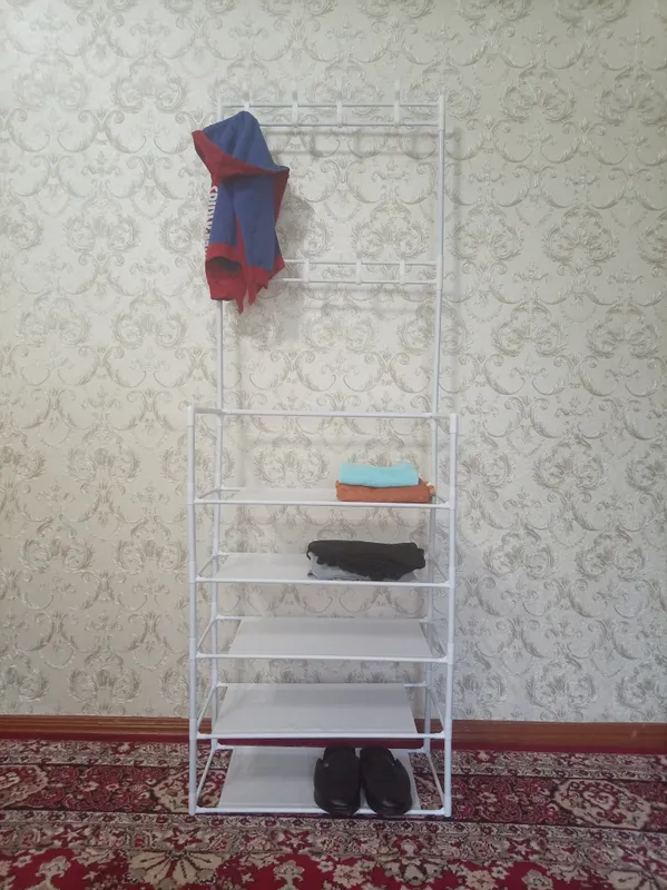 Вешалка, болалар кийимини осишга мос, 60*172 см Вешалка, болалар кийимини осишга мос, 60*172 см