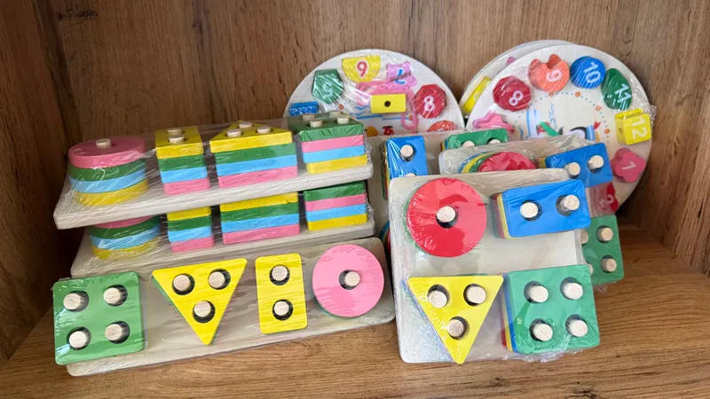 Eco yog’ochdan SORTER • montessori o’yinchoq 2