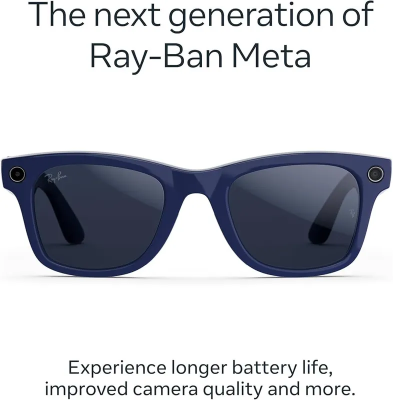 Ray Ban Meta (Gen 2) Shiny Cosmic Blue - Sapphire — фото 2