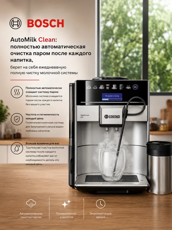 Автоматическая кофемашина Bosch TIS65621RW 6