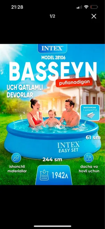 Intex basseyn yengi Intex basseyn yengi