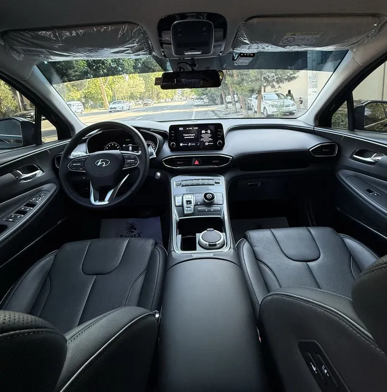 Hyundai Santafe yangi polniy bron va navarotlari bor — фото 2