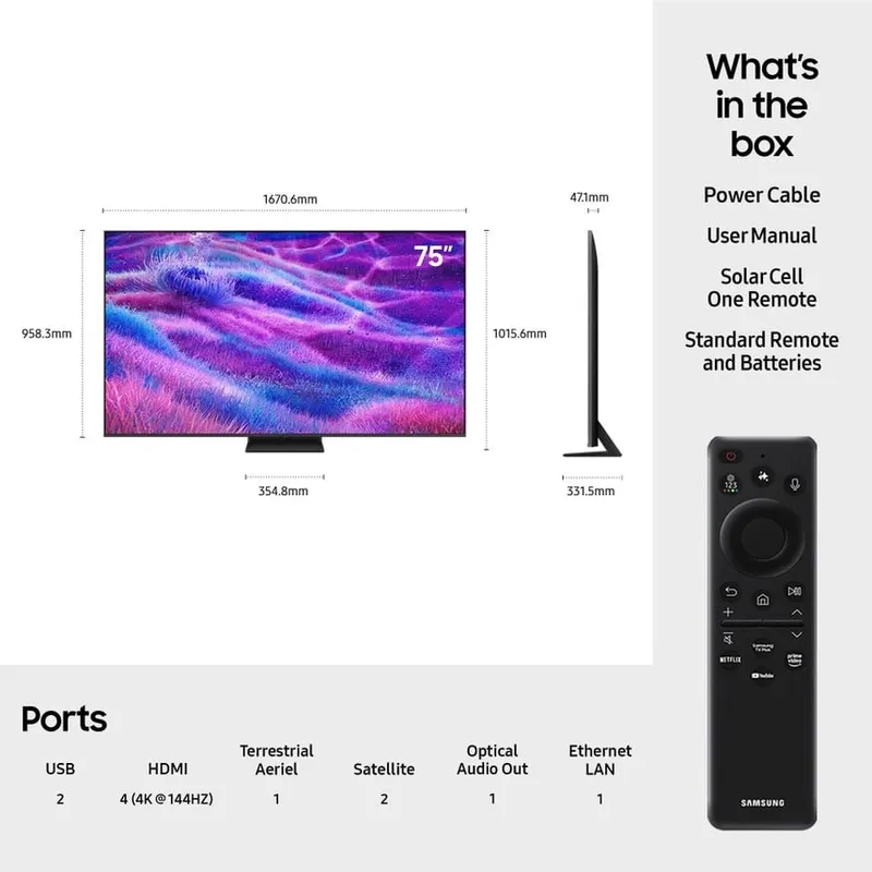 Samsung Neo QLED QN70F/QN80F 85" 4K 144Hz, Neo Quantum HDR (2025) — фото 6