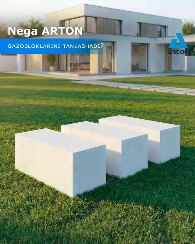 Gazoblok Arton Germaniya texnalogiyasida ishlab chiqariladi — фото 3