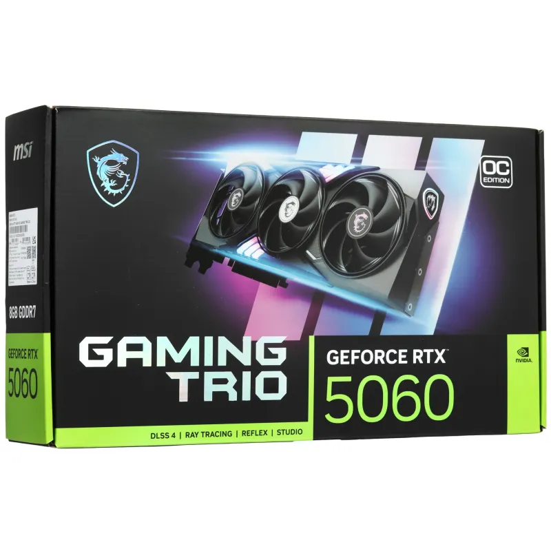 Видеокарта MSI GeForce RTX 5060 GAMING TRIO OC 2