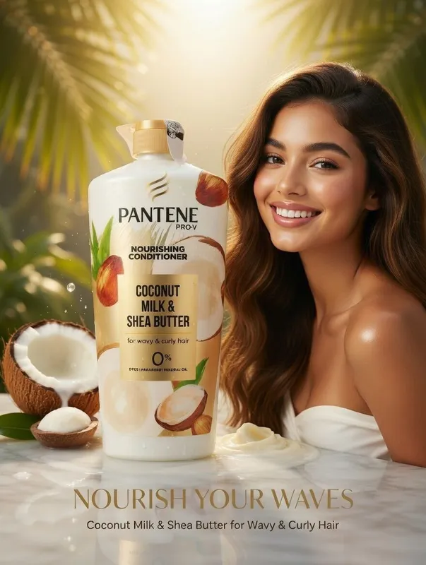Америка Шампунь Pantene Pro-V Nourishing Shampoo, Coconut Milk &