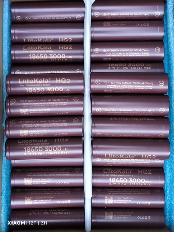 Высокотоковые 18650 LiitoKala HG2 3 Высокотоковые 18650 LiitoKala HG2 3