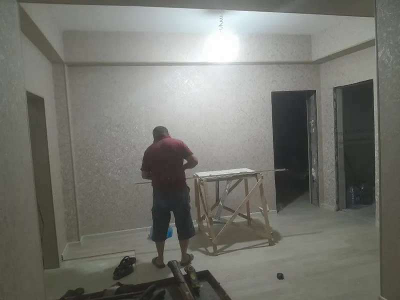 Обой епиштириш поклейка обойев эмуляция ламинат oboy — фото 2