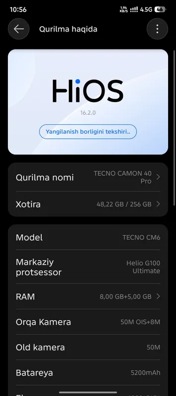 tecno camno 40 pilus 1