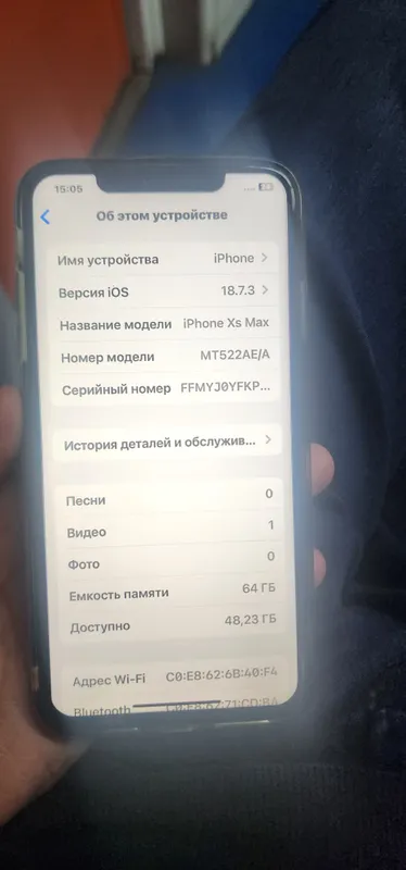 iphone Xs Max White 64Gb Face ishlidi 4