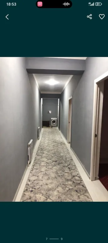 3 xonali kvartira ijaraga beriladi. Hamma sharoitlari bor. 5