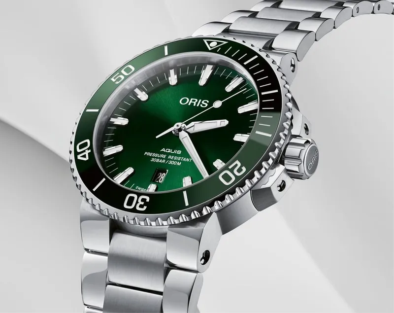 Швейцарские дайверские часы ORIS Aquis, механика
