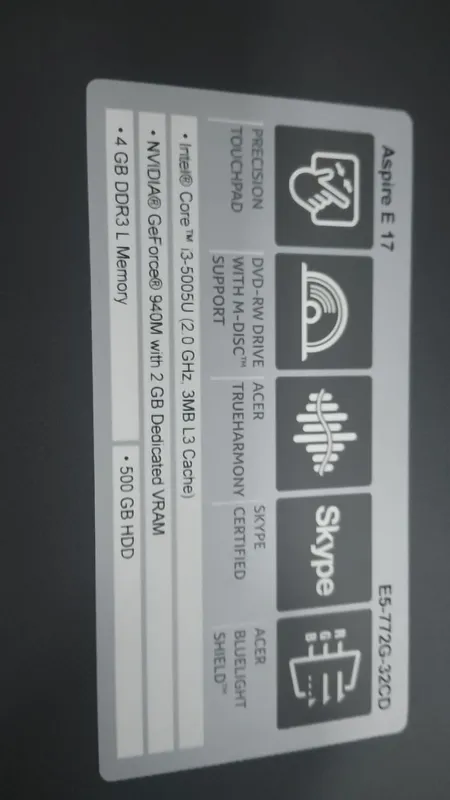 Acer Aspire E 17 2