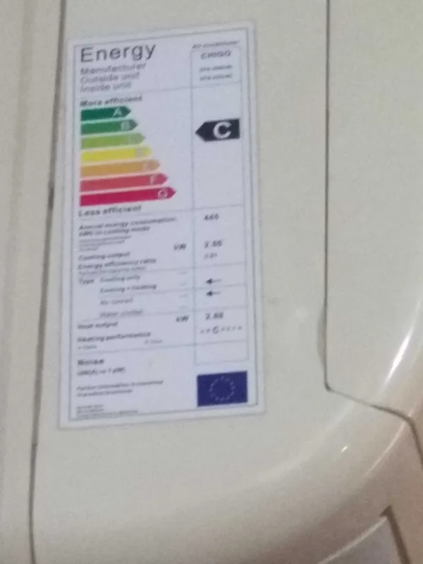 кондиционер CHIGO-9000 BTU- Б\У. от 200 до 240 вольт. 3