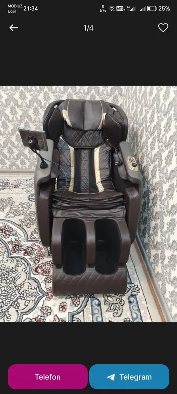 Massajni kresla Yangi ishlatilganiga 2 oy bold 3