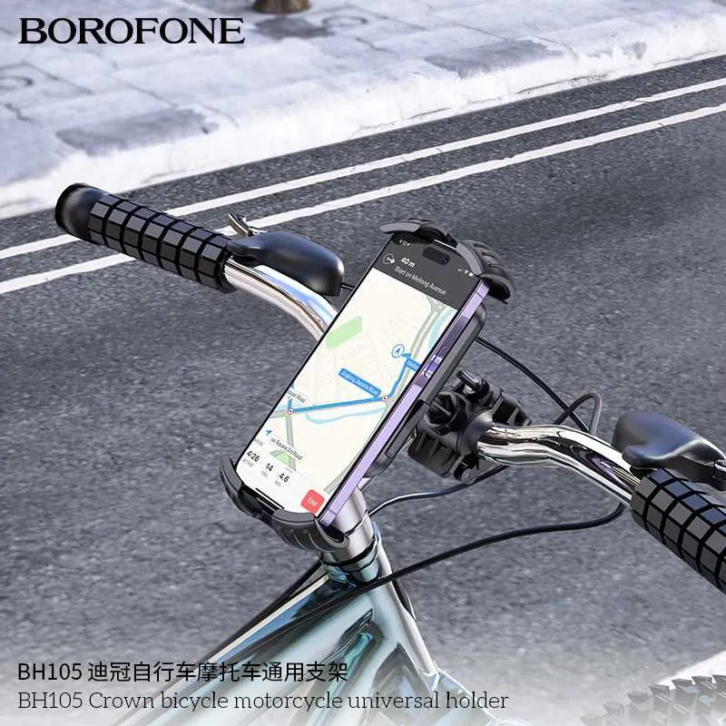 Borofone BH105 Crown Универсальный держатель для мотоцикла/ велосипеда 1 Borofone BH105 Crown Универсальный держатель для мотоцикла/ велосипеда 1