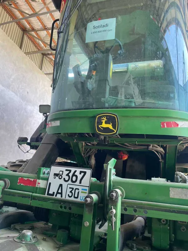 JohnDeere7660 bunkerli paxta terish mashinasi sotiladi 5