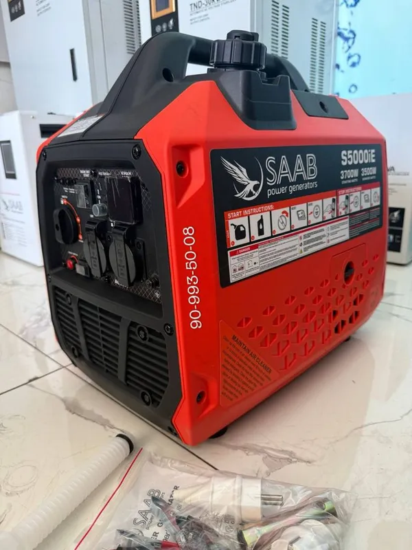 9 кВт инверторли малошумный АВРли генератор SAAB generator optom arzon — фото 3