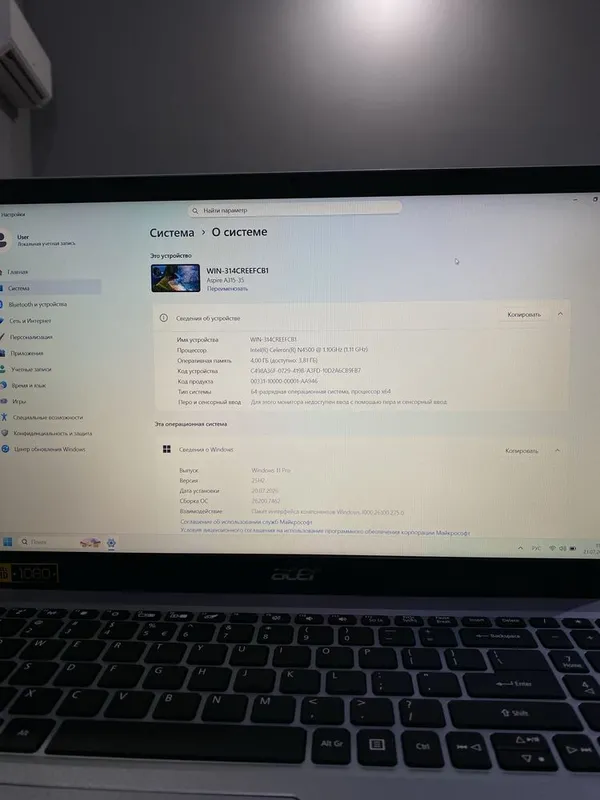 Acer Aspire 3 Celeron N4500 4