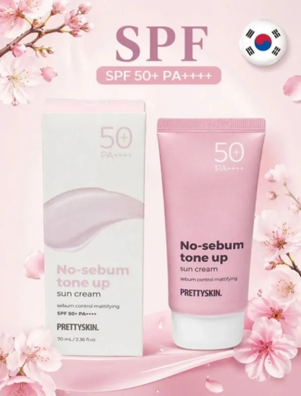 spf 50 pa+++ Prettyskin no-sebum tone up 1 spf 50 pa+++ Prettyskin no-sebum tone up 1