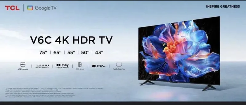 Телевизор TCL 43 V6C 2025 madel На ваш вкус Выбор на ваши капризы 24/ — фото 1