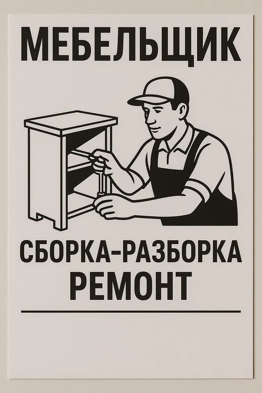 Сборка установка мебели мастер