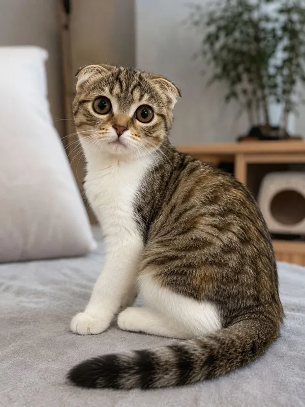 скоттиш фолд, 4 месяца — фото 1