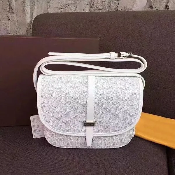барсетка (сумка) Goyard белая, новая — фото 2