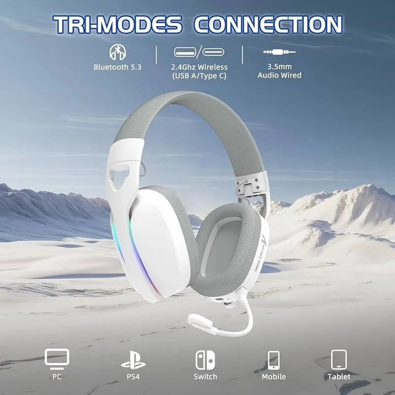 [НАУШНИК] Attack shark L90 Simsiz, Bluetooth, Simli ulanish