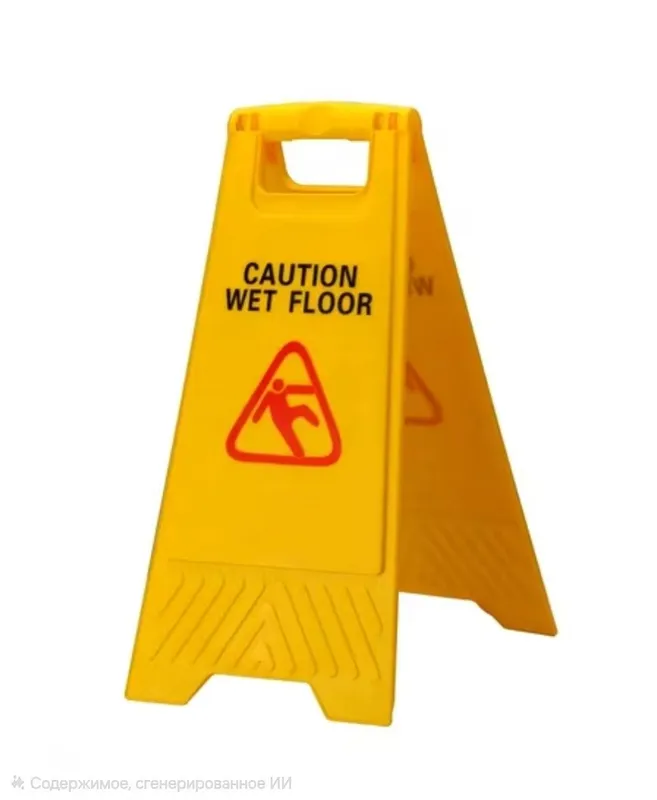 Знак мокрый пол WET FLOOR CAUTION — фото 5