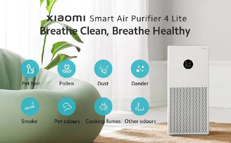 Xiaomi havo tozalagich Xiaomi Air 4Lite Xiaomi havo tozalagich Xiaomi Air 4Lite