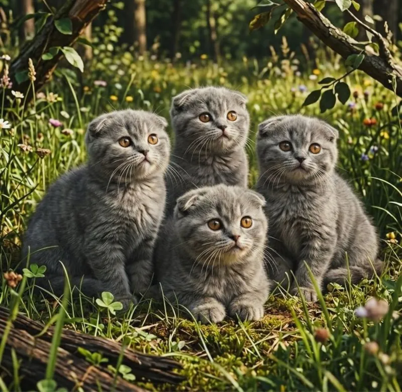 Scottish fold britaniskiy fold