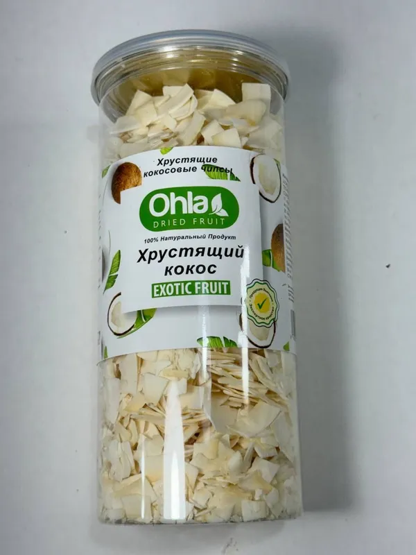 Кокос хрустящий кокосовые чипсы kokos какос kakos кокосовая стружка