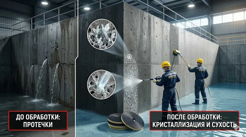 Gidroizolyatsiya. Гидроизоляция. Услуги от специалиста с Пенетроном — фото 5 Gidroizolyatsiya. Гидроизоляция. Услуги от специалиста с Пенетроном — фото 5