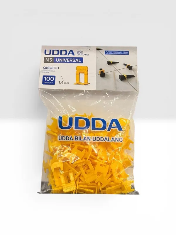 UDDA M3 Universal 1.4 mm plitka tekislash qisqichi 100 dona