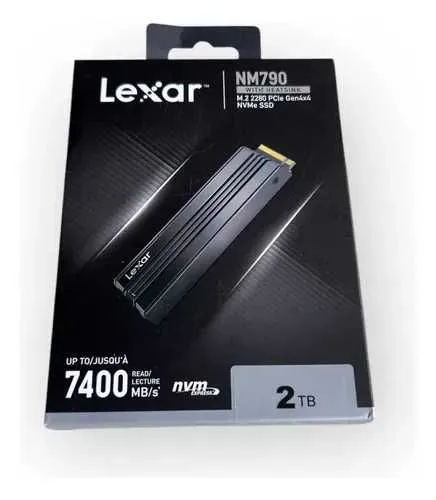 SSD NVme Lexar 2-TB 7400 Mbps (С Радиатором) Nm790 M.2 PCI-e 4.0 Gen4 — фото 1